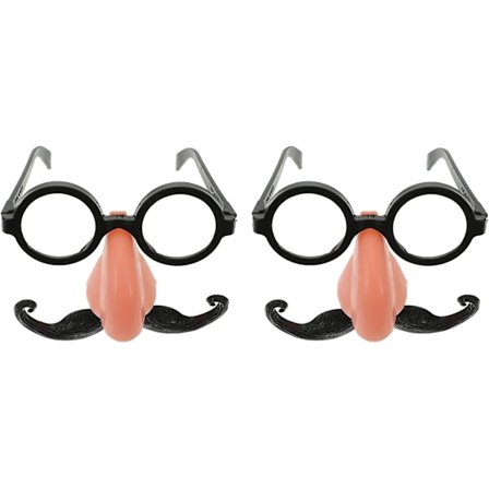 Skjeggpynt 2 stk Halloween Simulert Skjegg Prop Cosplay Maskerade Fest Morsom Glass Halloween Spøk Prank Leker Halloween Rekvisita (Svart) Julegaver