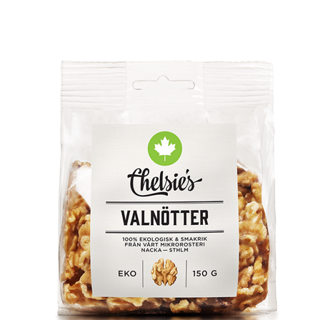 Chelsie s Organic Gourmet Prod Valnøtter 150 g