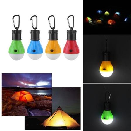 Telttlampe Bærbar Led Tellys 4 Pakker Klipskrok, Led Camping