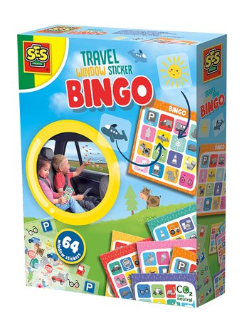 SES Creative Game - Bingo - Car Window Stickers - Multi/patterned - ONE SIZE