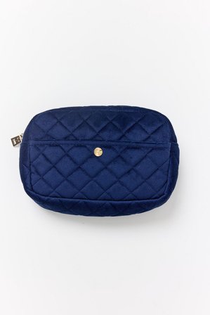 Fan Palm Beauty Bag Midnight Blue Medium, Tøj & Bolig, Makeup- & Toilettasker, Toilettasker