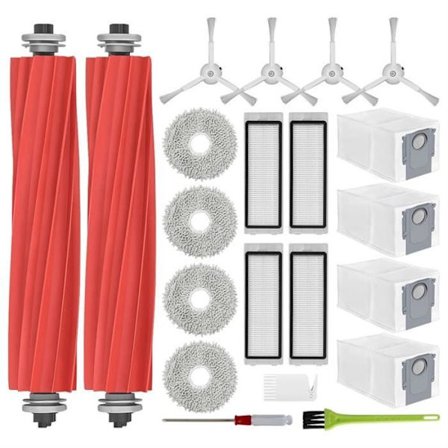 Roborock Q Revo Robotstøvsuger Hovedsidebørste HEPA Filter Moppeklud Støvposer TILBEHØR