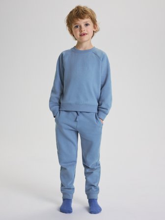 Polarn O. Pyret - Joggers with pockets - 122 - Childrenswear - blue