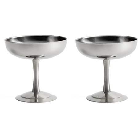 Hay Italian Ice Cup glassbägare 2 st, rostfritt stål | Dukning & Servering > Tallrikar > Desserttallrik | Bagaren och Kocken