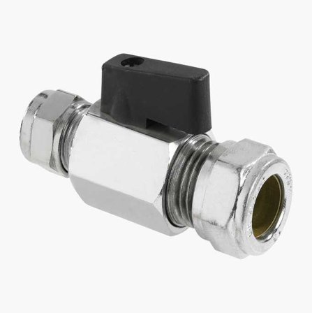 Biltema - Minikuleventil 12 x 15 mm