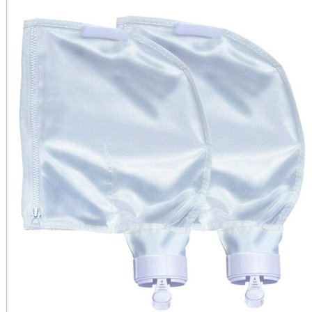 2 stk. udskiftning nylon mesh pool cleaner utility taske til Polaris 280 480 lynlåst pool cleaner tilbehør til alle formål