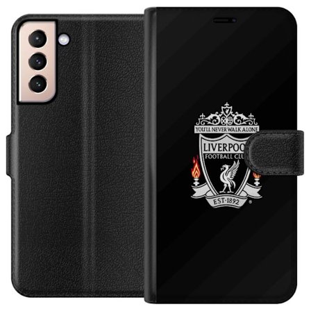 Kompatibelt Plånboksfodral till Samsung Samsung Galaxy S21 Liverpool FC