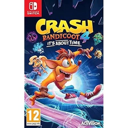 Videospel - Activision - Crash Bandicoot 4 - Nintendo Switch - Plattform - 1-4 spelare