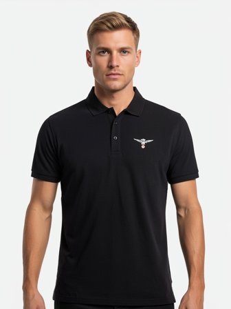 Esercito 1659 Polo Maniche Corte Uomo Nero