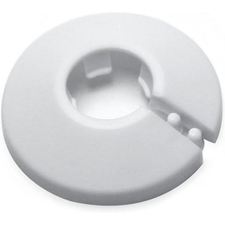 Fit 1.57" Ytre Diameter Flens Vannrør Deksel Dekor Hvit Rørdeksel Radiator Pp Plast 40mm Rosettkrage For Veggrør Dekor