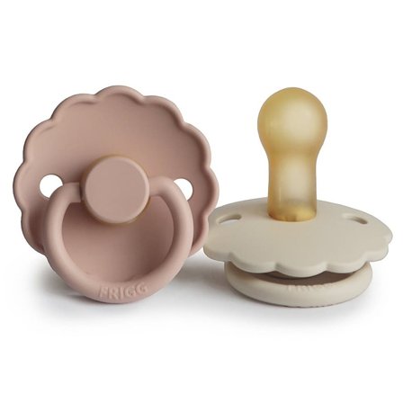 FRIGG Daisy Sutter i Latex 2-pak Blush/Cream str. 2, Børn & Forældre, Sutter, Latexsutter