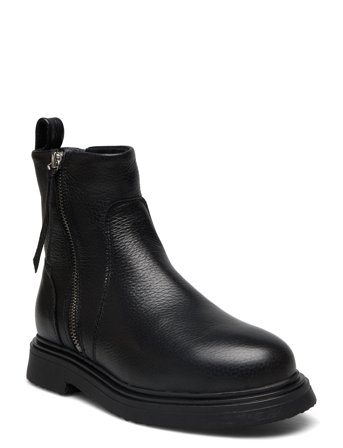 Asita Wool Shoes Boots Ankle Boots Ankle Boot - Flat Svart Pavement*Betinget Tilbud