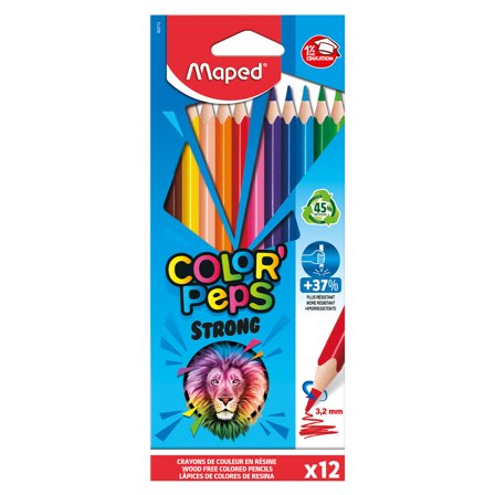 Maped Kleurpotloden Color Peps Strong 12-pack