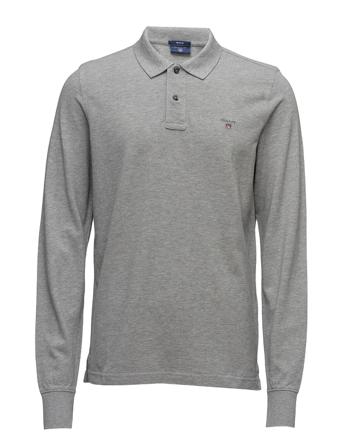 Original Pique Ls Rugger Polos Long-sleeved Grå GANT