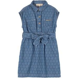 Michael Kors Blue MK Logo Chambray Dress 4 Years - Dresses - 4 years - Blue