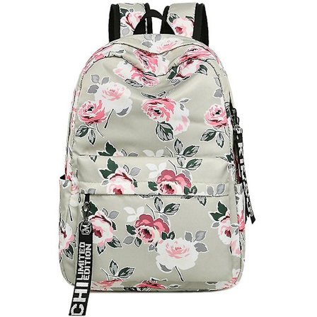 Blommor mönster skolryggsäck - high quality