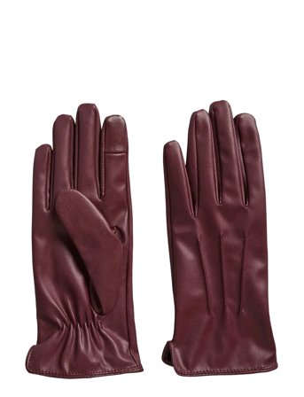 Pccellie Smart Gloves Noos Wb Burgundy Pieces