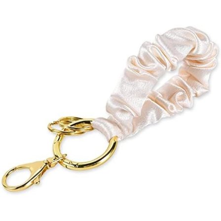 13 cm armbånd nøkkelring elastisk scrunchie armbånd multifunksjonell nøkkelring for kvinner