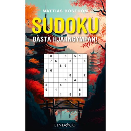 Sudoku - Bästa hjärngympan! 9789180530477