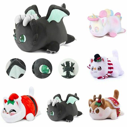 Aphmau Katteting Plys Legetøj Pude Blød Fyldt Legetøj Børnegave