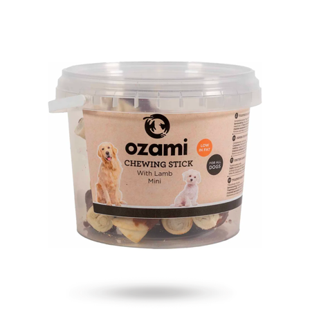 Ozami - Ozami Chewing Stick Lamb 6cm 300g Hink - Matskål, hundgodis & tuggisar