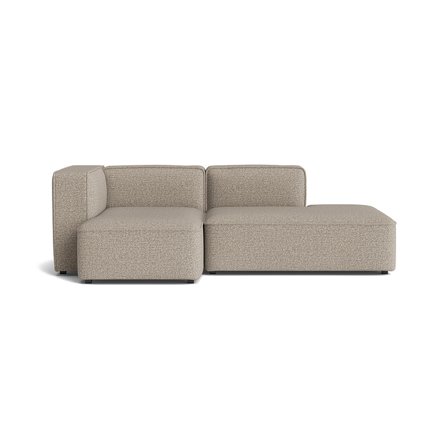Modus chaiselong sofa, venstrevendt | open end - Crush Grå/Beige - Komfortabel 223x130x67cm sofa med chaiselong for ultimativ afslapning og stil