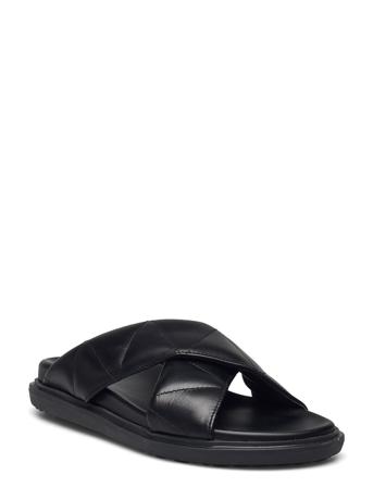 Biafrancine Quilt Basic Sandal Black Bianco
