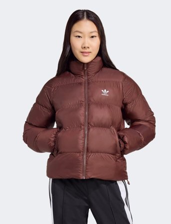 adidas Originals Short Puffer - Brown - XS