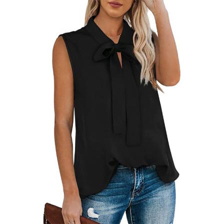 Ärmlös Väst V-hals Tank För Kvinnor