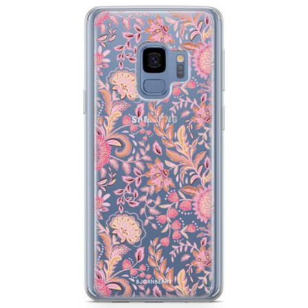 Bjornberry Skal Hybrid Samsung Galaxy S9 - Fantasy Flowers