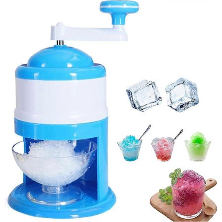 Bærbar hånddrevet isknuser manuell snøkjeglemaskin