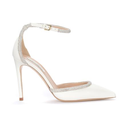 Ninalilou Decolété Pumps Hvid, Dame, Størrelse: 40 EU