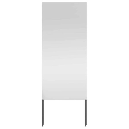 Trädgårdsskyddsskärm - vidaXL - Silver - Galvaniserat stål - 50x140 cm - Dekorativa inlägg