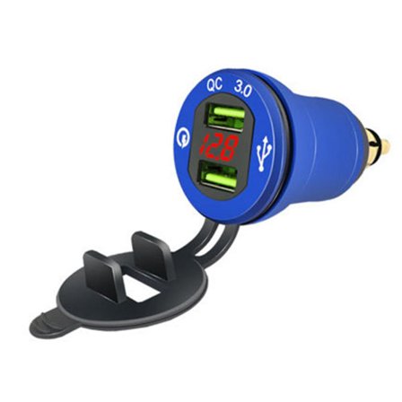 12v-24v DIY USB-port udtag Din-oplader-stik til Tiger til Ducati-motorcykel