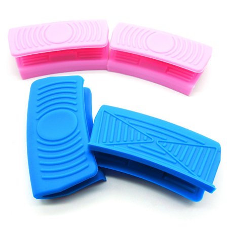 Silikonvantar, värmeisolerande, skållningsskydd, gryta, gjutjärnsgryta, stekpanna, handklämma, värmebeständiga silikongrepp