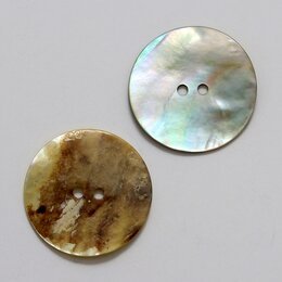 Knapp Pärlemor silvergrå