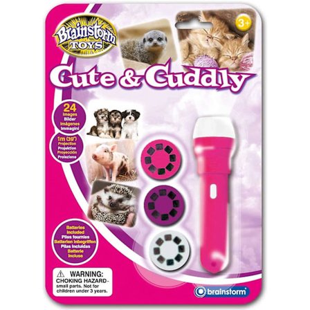 Söpö ja pehmoinen taskulamppu ja projektori [D]