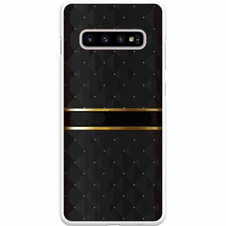 Samsung Galaxy S10+ Premium Skal Golden Stripes