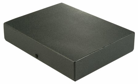 ELBA Heftbox Elba A4 65mm Rücken schwarz aus Hartpappe,