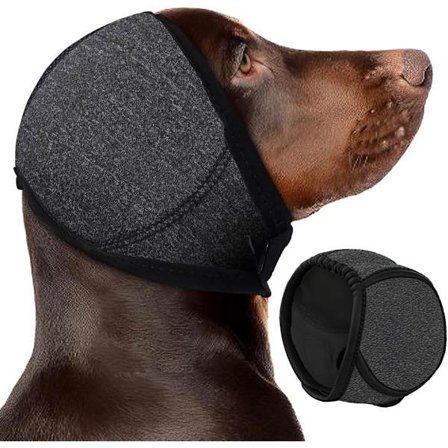 Melua vaimentavat kuulosuojaimet ahdistuneille koirille, vedenpitävä rauhoittava huppu ukkosmyrskyihin, ilotulituksiin ja trimmaamiseen, säädettävät 