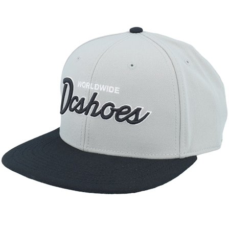 DC - Harmaa snapback Lippis - Tailgate High Rise Grey/Black Snapback @ Hatstore