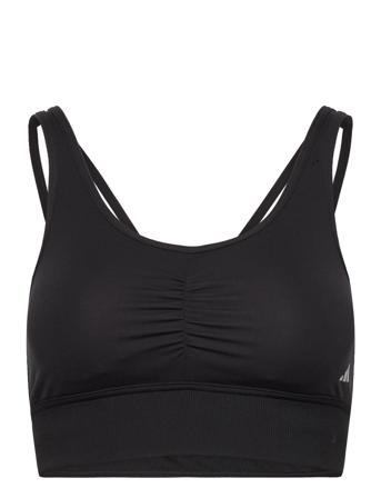 Essentials Medium-Support Bra Lingerie Bras & Tops Sports Bras - ALL Svart Adidas Performance*Betinget Tilbud