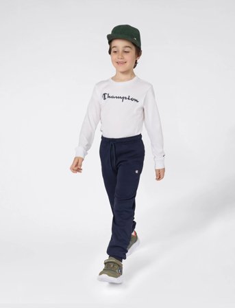Champion Rib Cuff Pants - Navy - 150-155