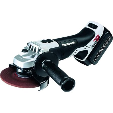 Panasonic EY46A2LJ2G32 Vinkelsliper Ø125 mm, med batteri og lader, Maskiner