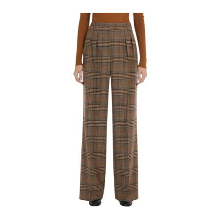 Max Mara, Wide Trousers Bruin, Dames, Maat:S