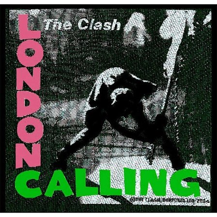 The Clash London Calling Patch One Size Grå/Rosa/Grön