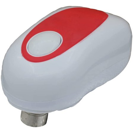Elektrisk konservöppnare, tryck bara på en knapp för att öppna din burk, den bästa presenten för kvinnor, automatisk konservöppnare med slät kant, 