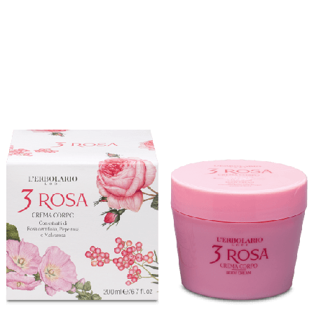 L'Erbolario Crema Corpo 3 Rosa 200ml