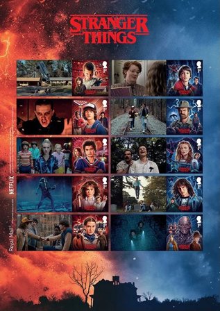 England - Stranger Things - Postfrisk ark