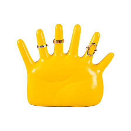 Eksklusiv Gul Ring Håndholder til Armbånd og Ur Display